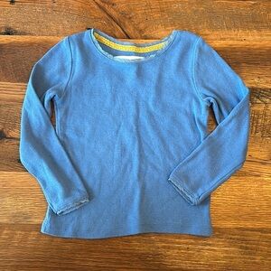 Mini Boden size 2-3 Y blue long-sleeve tee